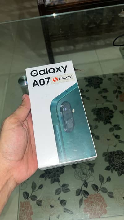 Samsung A07 5G 4/128gb official pta  with warranty till April 2027