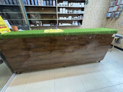 Shelves and counter for shop