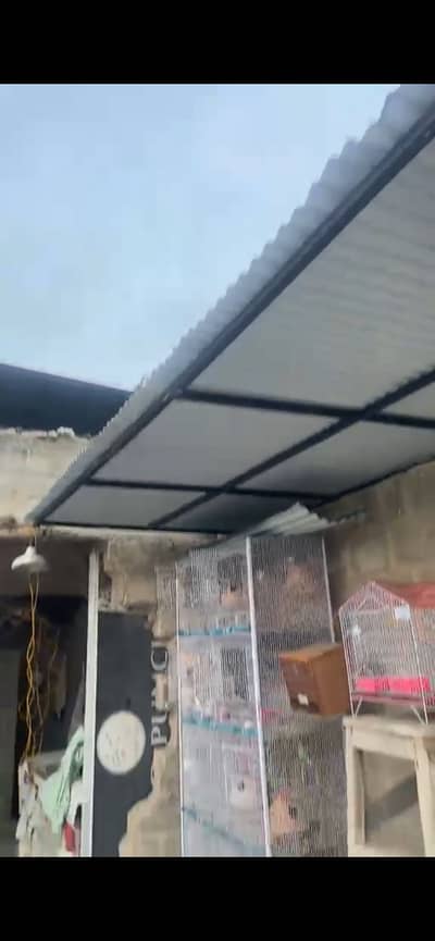 Bird Breeding Cage with Iron Frame Shade