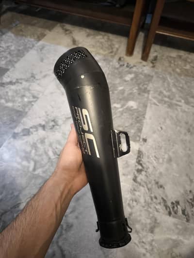 sc project exhaust for 125 and ybr
