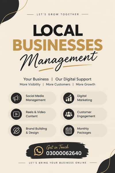 Local Business Social Media Management | Facebook Instagram