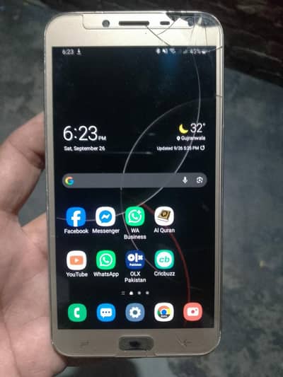 Samsung Mobile J4.    only mobile