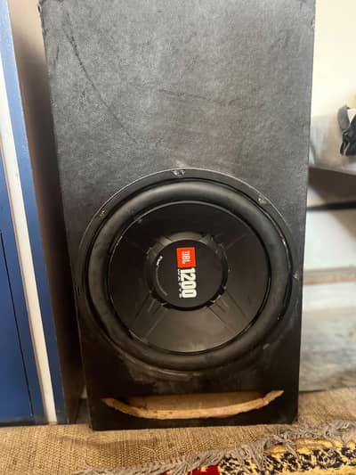 JBL woofers 1200 watts brand new condition Good sound quality for sale