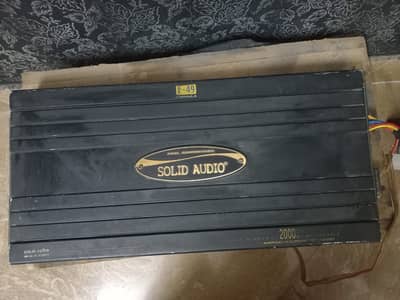 Original Solid Audio F-49 formula 2000W korean  4 channel