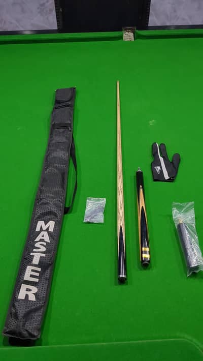 LP Golden Elephant Snooker Cue – Brand New + Extension + Full Set