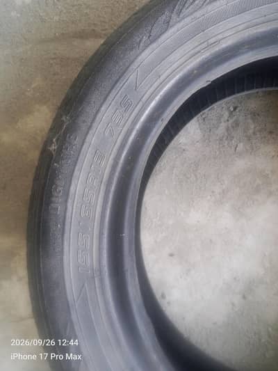 DUNLOP tyres size 155x55x13 and 165x65x13
