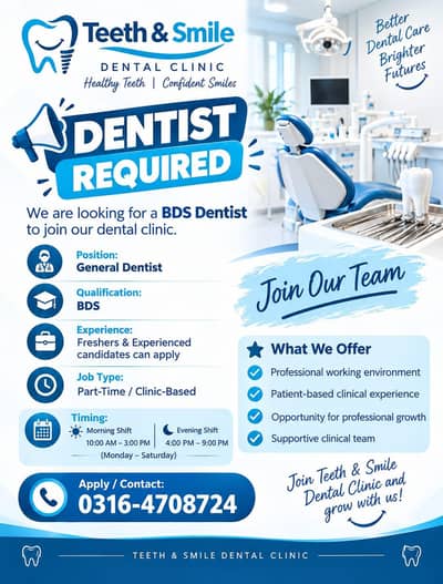 BDS Dentist/Dental Surgeon