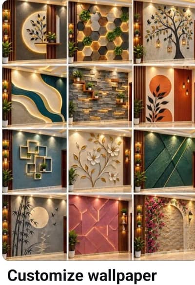 canvas material and 3D wallpapers