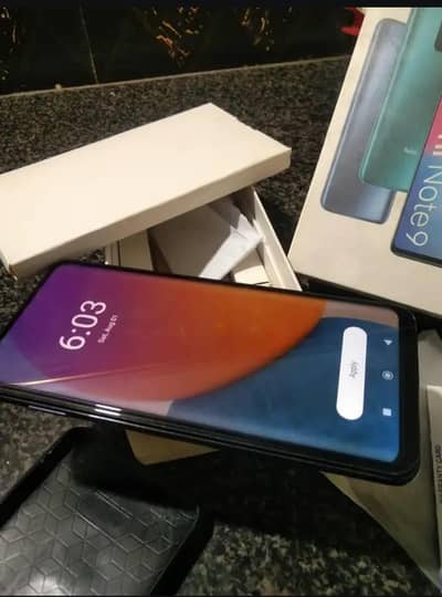 Redmi note 9 4gb 128 gb. . complete box. 03038197581