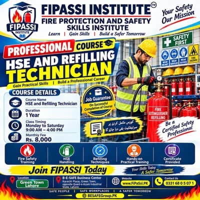 HSE And Refilling Technician Professional Course
