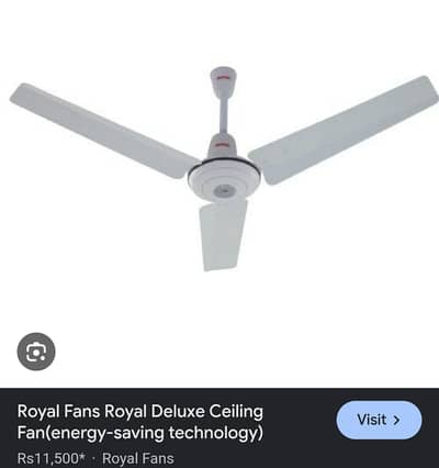 Royal deluxe energy save ceiling fan