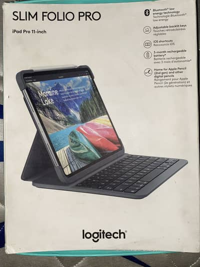 Logitech Slim Folio Pro iPad Pro 11 Keyboard - Original Box