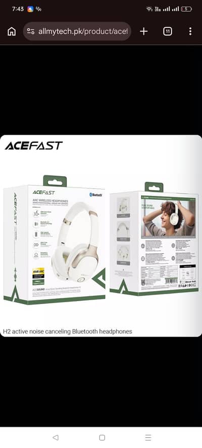 Acefast  Headphone