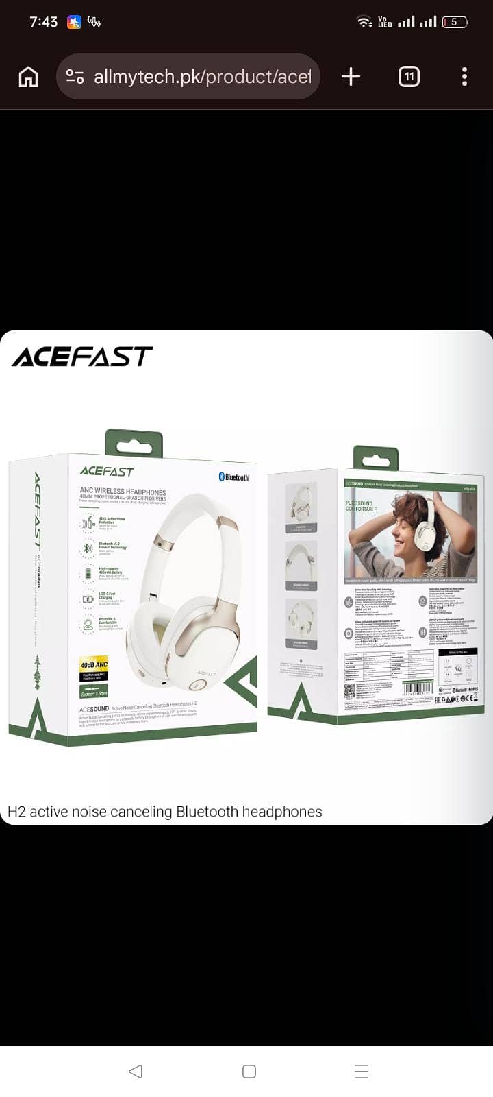 Acefast  Headphone 0