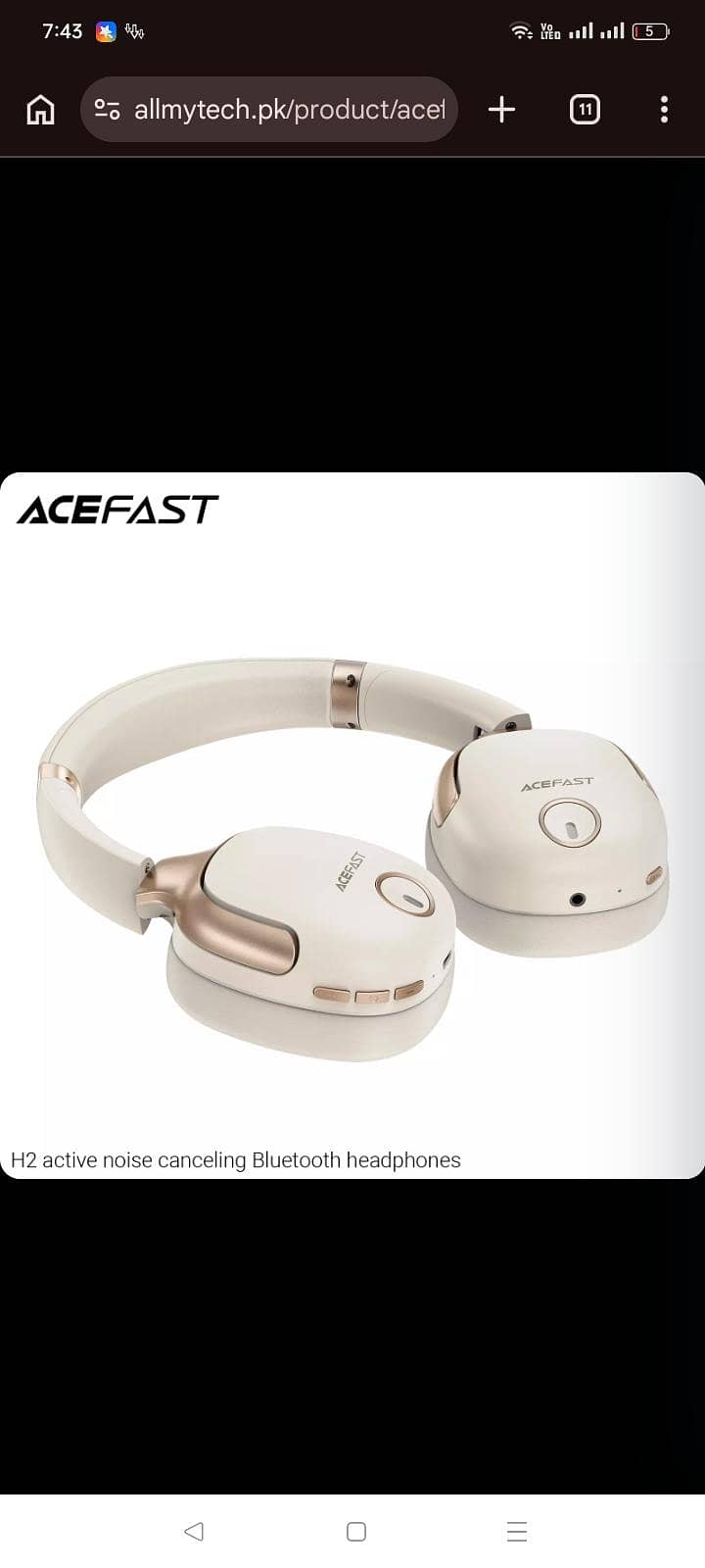 Acefast  Headphone 2
