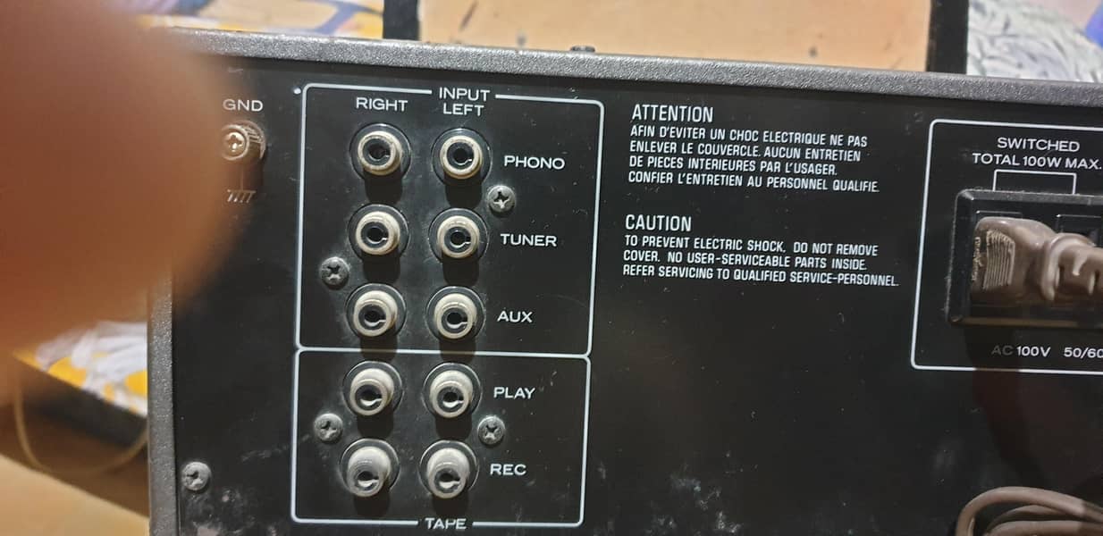 trio stereo amplifier 6