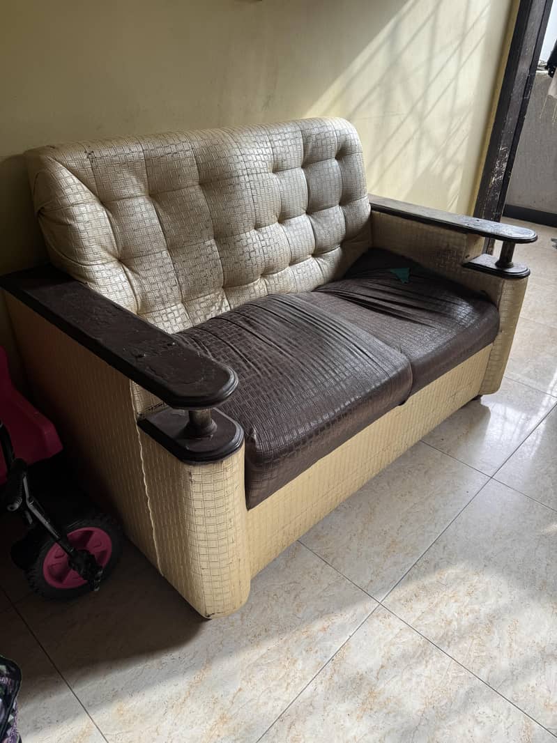 2 sofa set 7 seter 7