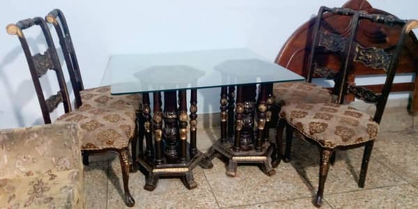 4 chair dining table/coffe table