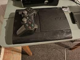PS3 Super Slim Jailbreak 320GB Console + 2 Controllers & Cables