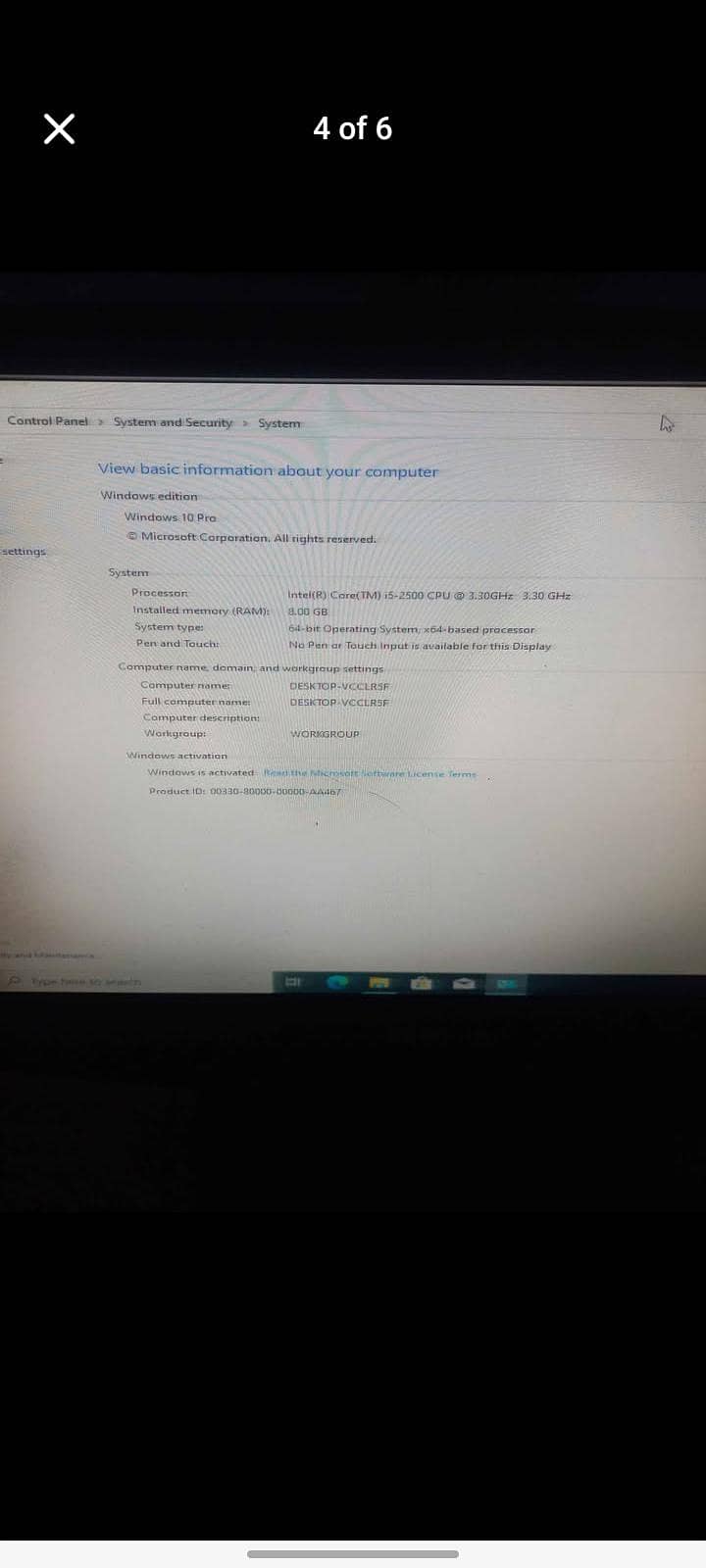 complete running setup pc cpu monito 3