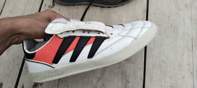 Leather edition adidas Sobakov P94 / White Solar Red pair