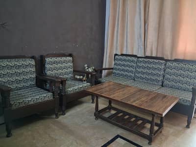 Sofa set 5 seater solid wood