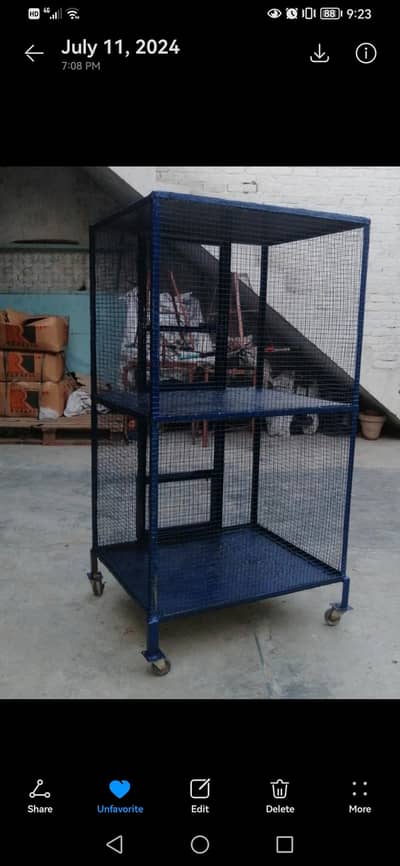 2 portion Iron cage Available for sale.