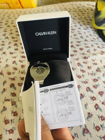 Calvin Klein Swiss Made Watch K8C2M111 – Brand New