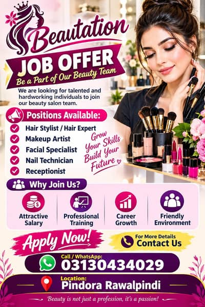 Beauty saloon As a beautation lady