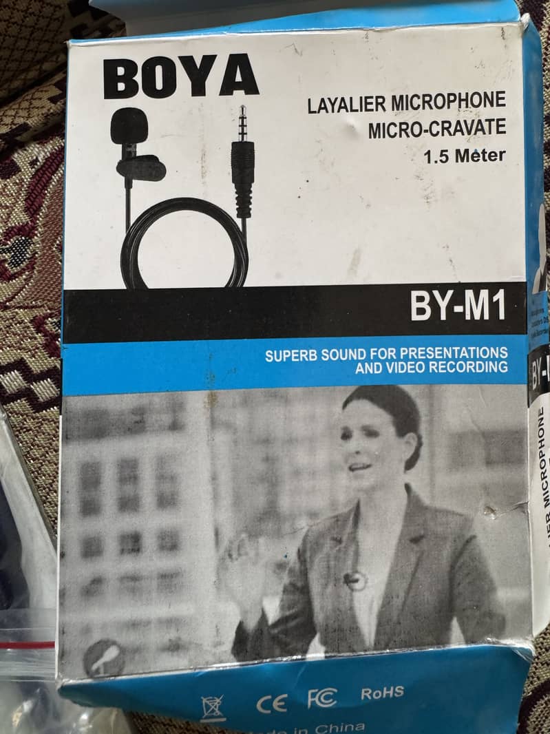 Boya wire microphone 1