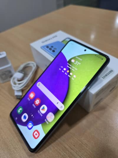 Samsung A52 (8/128) Official PTA Approved | Mint Condition complet Box