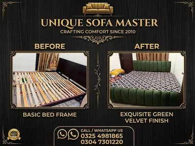 Polished Wooden Bed | Modern Bedroom Bed | Bed set | New Bed | Bed