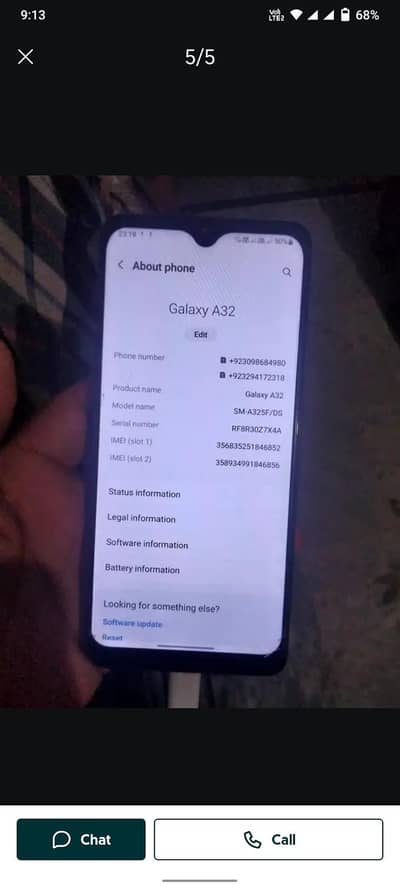 Samsung Mobile A32 03221601137