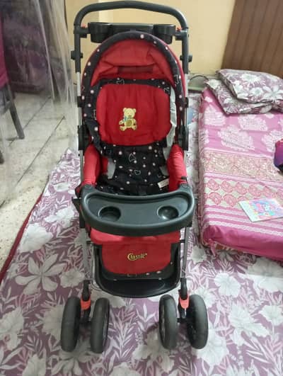 Baby Pram / Stroller – Good Condition | Large Wheels & Dual