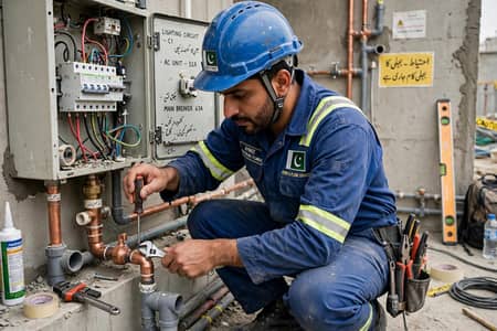 electrician and plumber