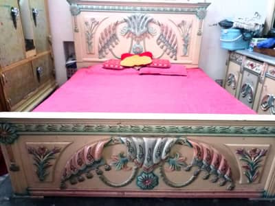 DOUBLE BED + DRESSING + SHOWCASE