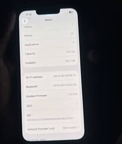 Apple iPhone 13 128gb jv chance piece