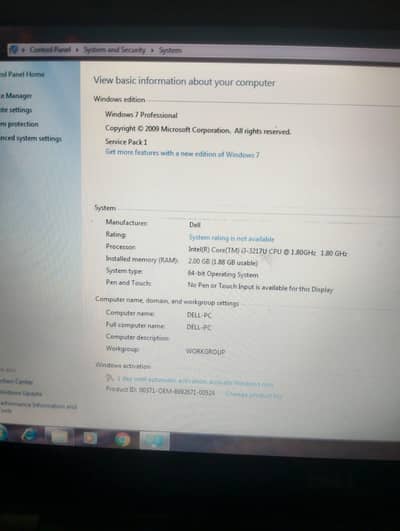 Ram 2GB Memory 500 GB