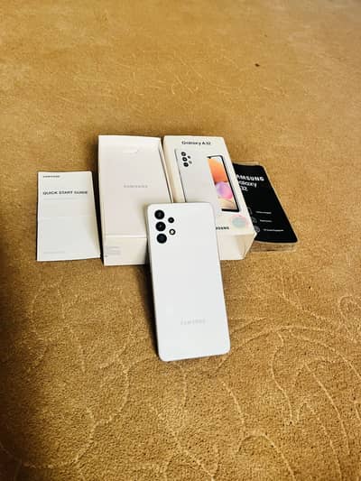 Samsung Mobile A32 6/128 with complete accosseriese
