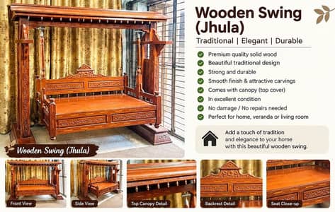 wooden swing /jhulla