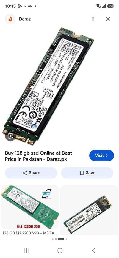 128 ssd  M2 Stick