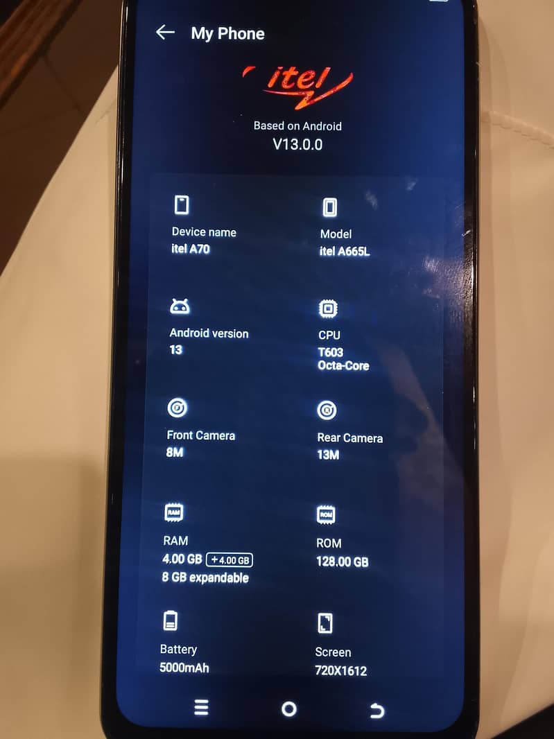 Itel A70 1