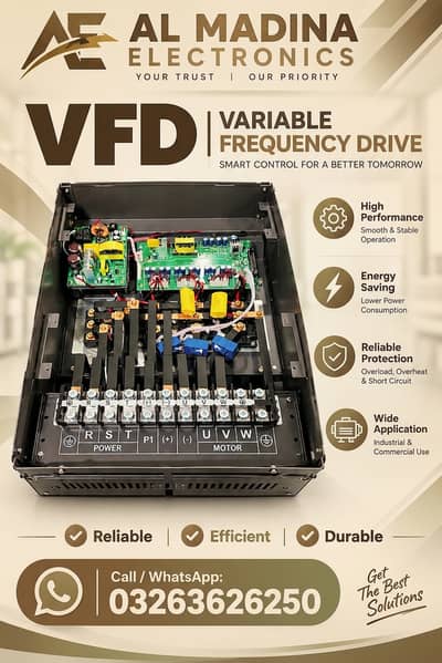 Industrial Vfd/Vfd Inverter/Solar Inverter for Factory/Tubewall/Chaki