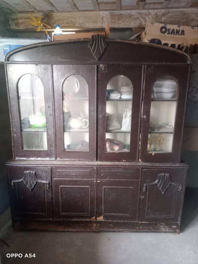 showcase + office table for sale condition normal
