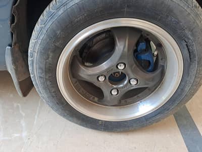 13 inch rims  100pcd in good condition