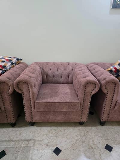 Turkish Fabric 7 Seater Sofa set