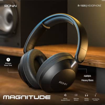 RONIN MAGNITUDE HEADPHONES (Box open)