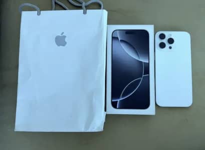 Apple iPhone 16 Pro Max White Titanium 256 GB Factory Unlocked