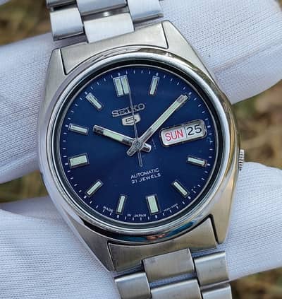 Seiko 5 Automatic Watches - Collectible JDM Dials |  21 Jewels Combo