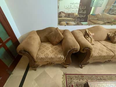 Luxury 3+2+1 Velvet Sofa Set | Custom Made | Master Foam